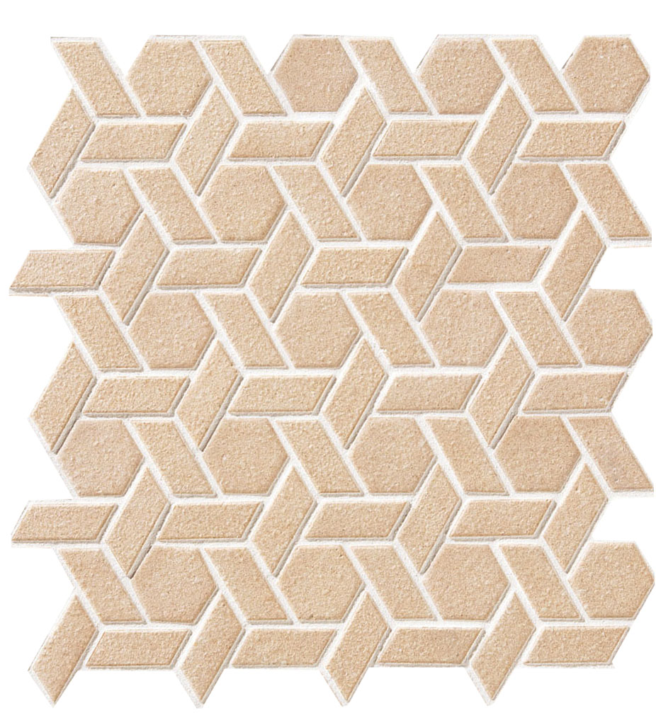 Weave lattice unglazed mosaic field - 1 color pattern C2-JTS1WL00