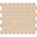 Hex unglazed mosaic field  - 1 color pattern C2-JTS1HX00