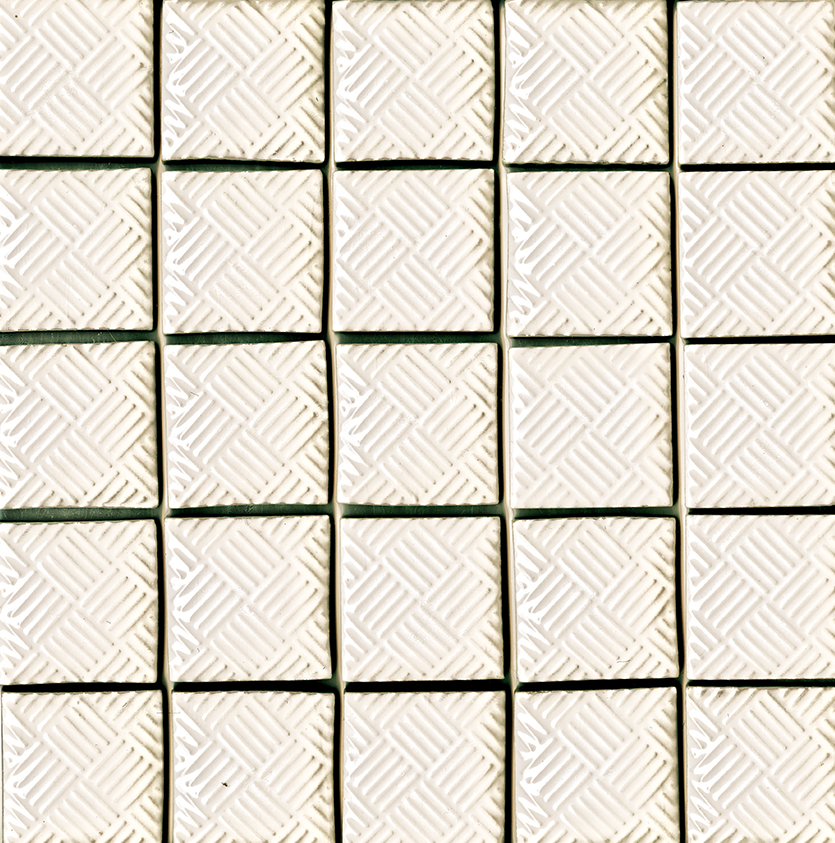 Weave pattern glazed relief tile H1-JTS5WT00
