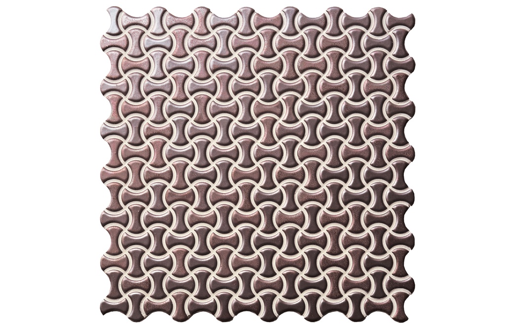 Traditional weave glazed mosaic field - 1 color pattern