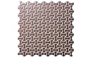 Traditional weave glazed mosaic field - 1 color pattern