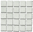 55mm x 55mm textured glazed field tile with torn edge