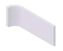 Series 15 - 3&quot; x 7-3/8&quot; soft radius cove