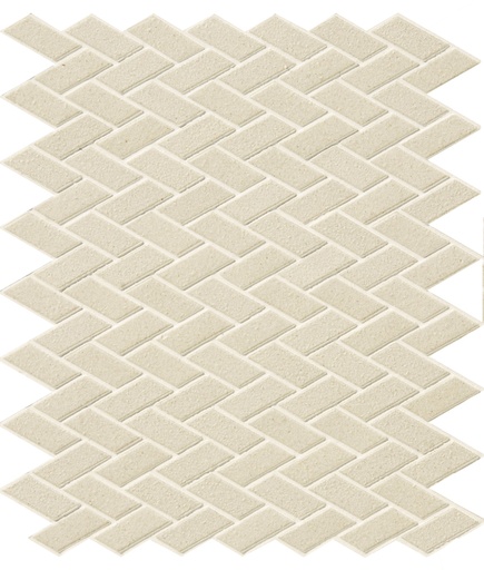Herringbone unglazed porcelain mosaic field - 1 color pattern