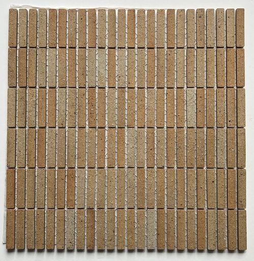 Stick  pattern unglazed mosaic field