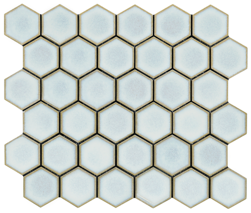 60 x 52mm concave glazed hex field