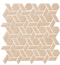 Weave lattice unglazed mosaic field - 1 color pattern C2-JTS1WL00