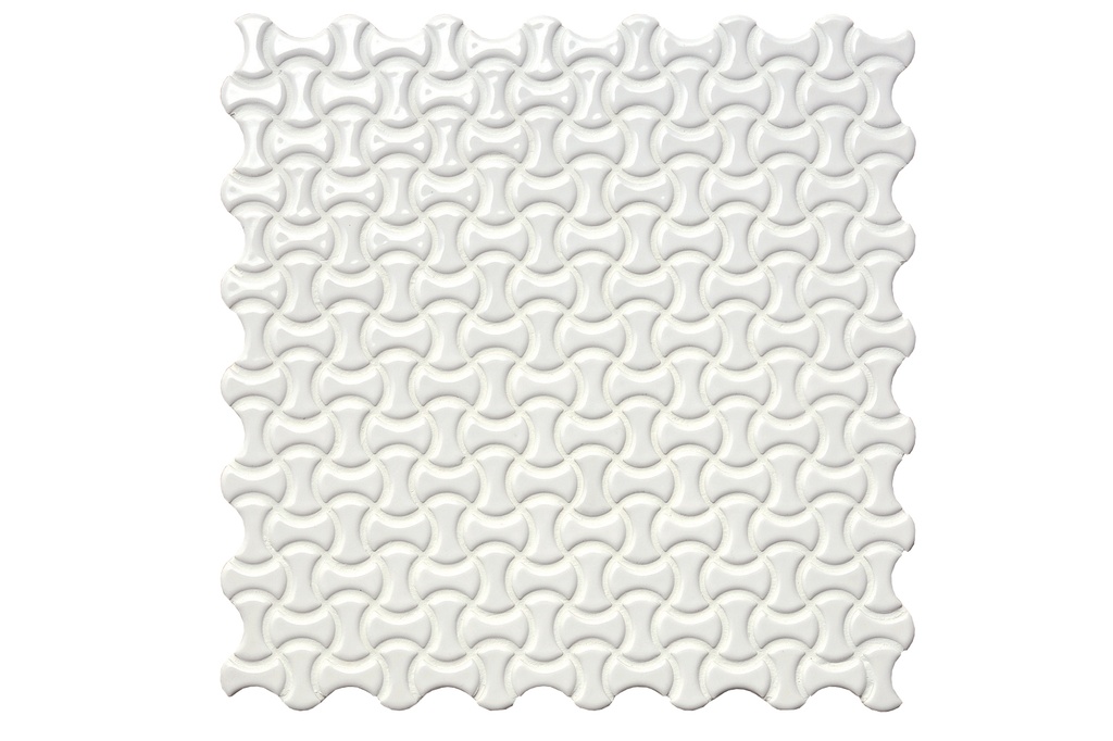 Traditional weave glazed mosaic field - 1 color pattern F1-JTS4TW00