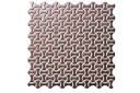 Traditional weave glazed mosaic field - 1 color pattern F7-JTS4TW00
