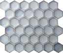 60 x 52mm concave glazed hex field D3-JTS2CH01