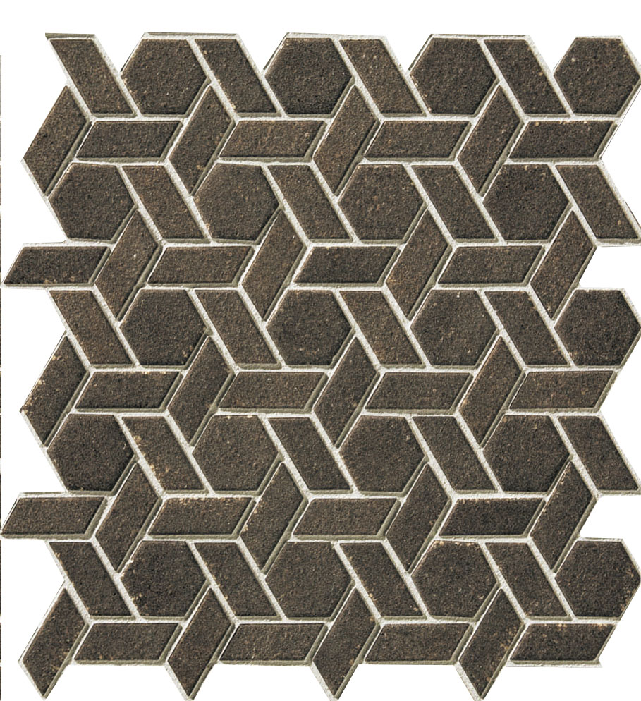 Weave lattice unglazed mosaic field - 1 color pattern