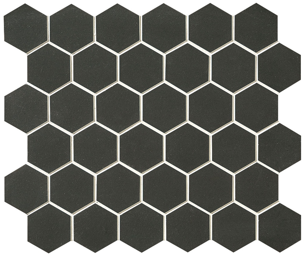 60 x 52mm Flat Unglazed Hex Field