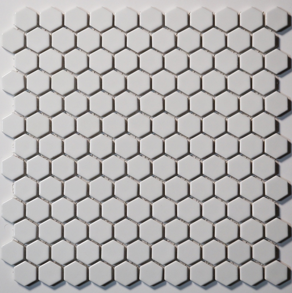 25mm Glazed Hexagon Mosaic