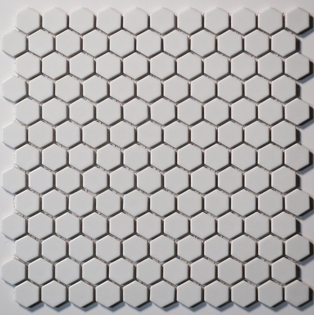 25mm glazed hexagon mosaic