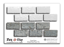[XKJTSD09] Sample Card - Miyabi Straight Edge Mosaic (Blossom White &amp; Icy Blue)