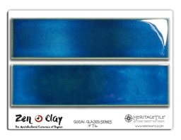 [XKJTS205] Sample Card - Midnight Blue Godai Glazed 9&quot; Field Tile
