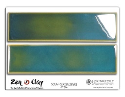 [XKJTS206] Sample Card - Sea Green Godai Glazed 9&quot; Field Tile