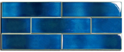 227mm x 60mm rectangular glazed  field tile