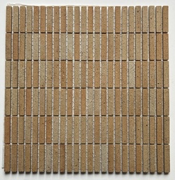 Stick  pattern unglazed mosaic field