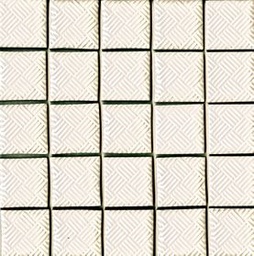 Weave pattern glazed relief tile