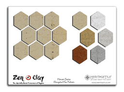 [XKJTS306] Sample Card - Hanami Elongated Hex